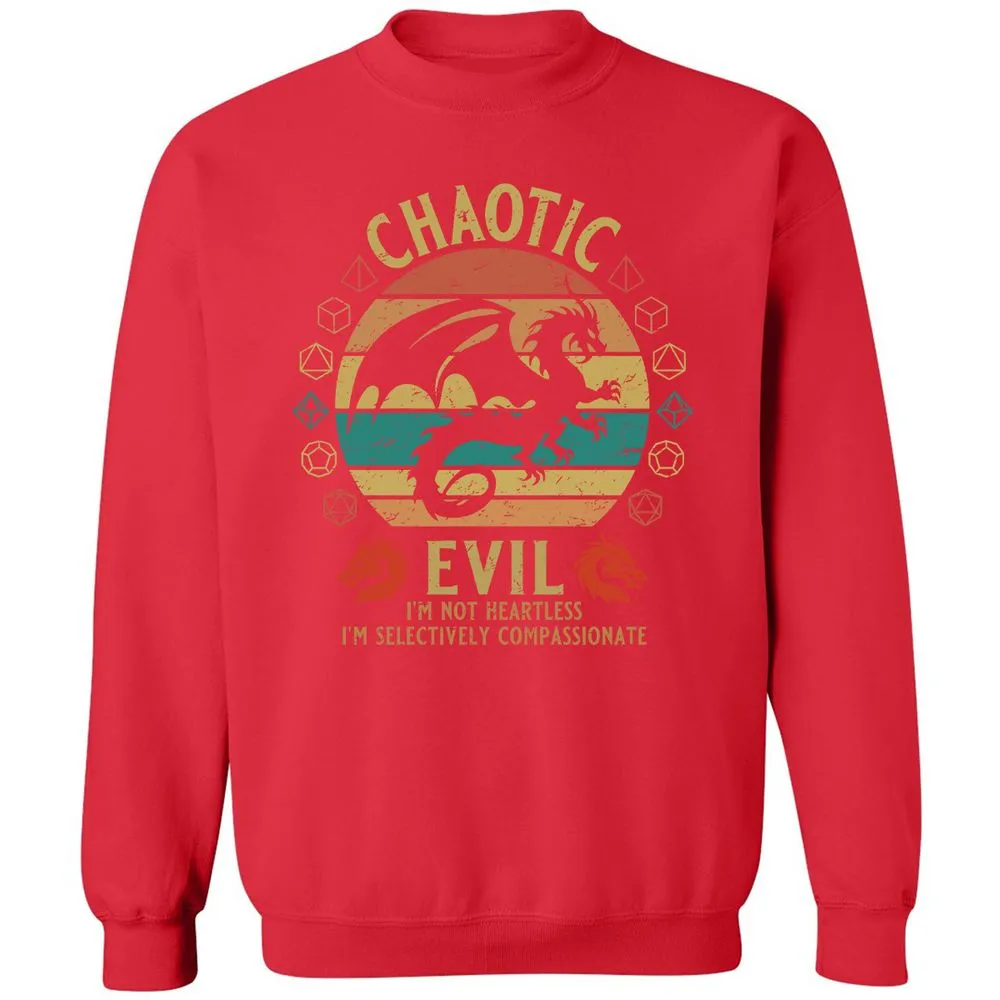 Chaotic Evil Classic Unisex Sweatshirt - Red - 5