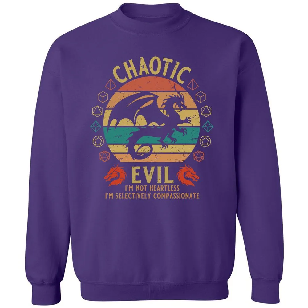 Chaotic Evil Classic Unisex Sweatshirt - Purple - 6
