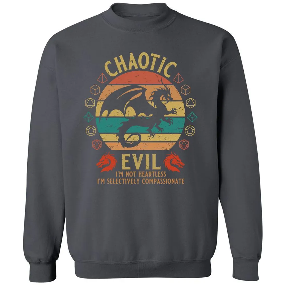 Chaotic Evil Classic Unisex Sweatshirt - Charcoal - 7