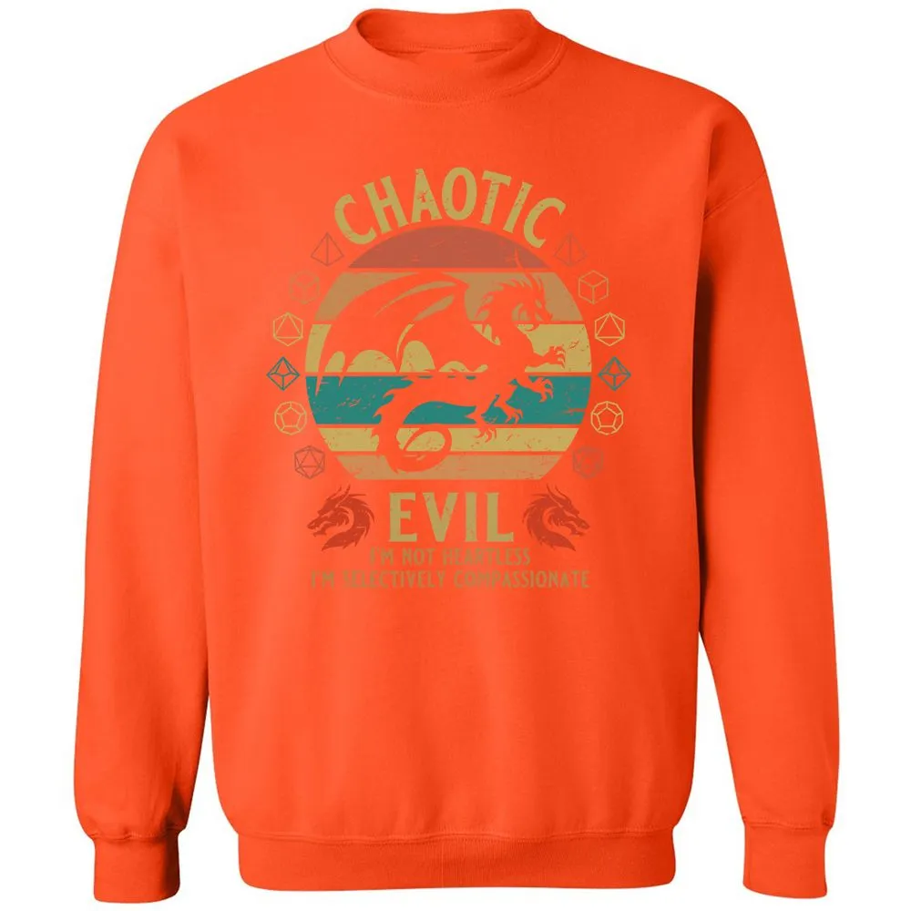 Chaotic Evil Classic Unisex Sweatshirt - Orange - 10