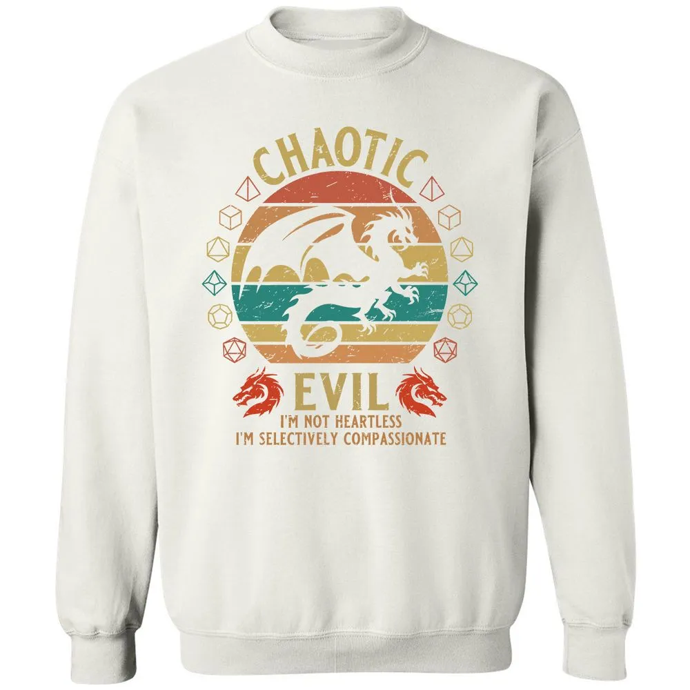 Chaotic Evil Classic Unisex Sweatshirt - White - 12