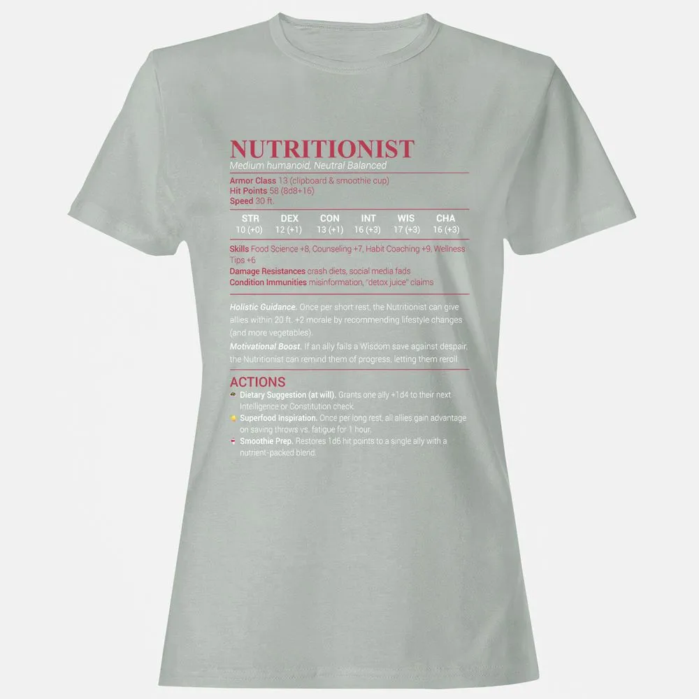 Nutritionist Women's T-Shirt - Ash - 2