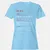 BCBA Women's T-Shirt - Light Blue - 8