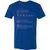 Backpacker Stats Premium Unisex T-Shirt - Royal - 10