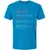 Backpacker Stats Premium Unisex T-Shirt - Turquoise - 16