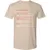 Backpacker Stats Premium Unisex T-Shirt - Cream - 14