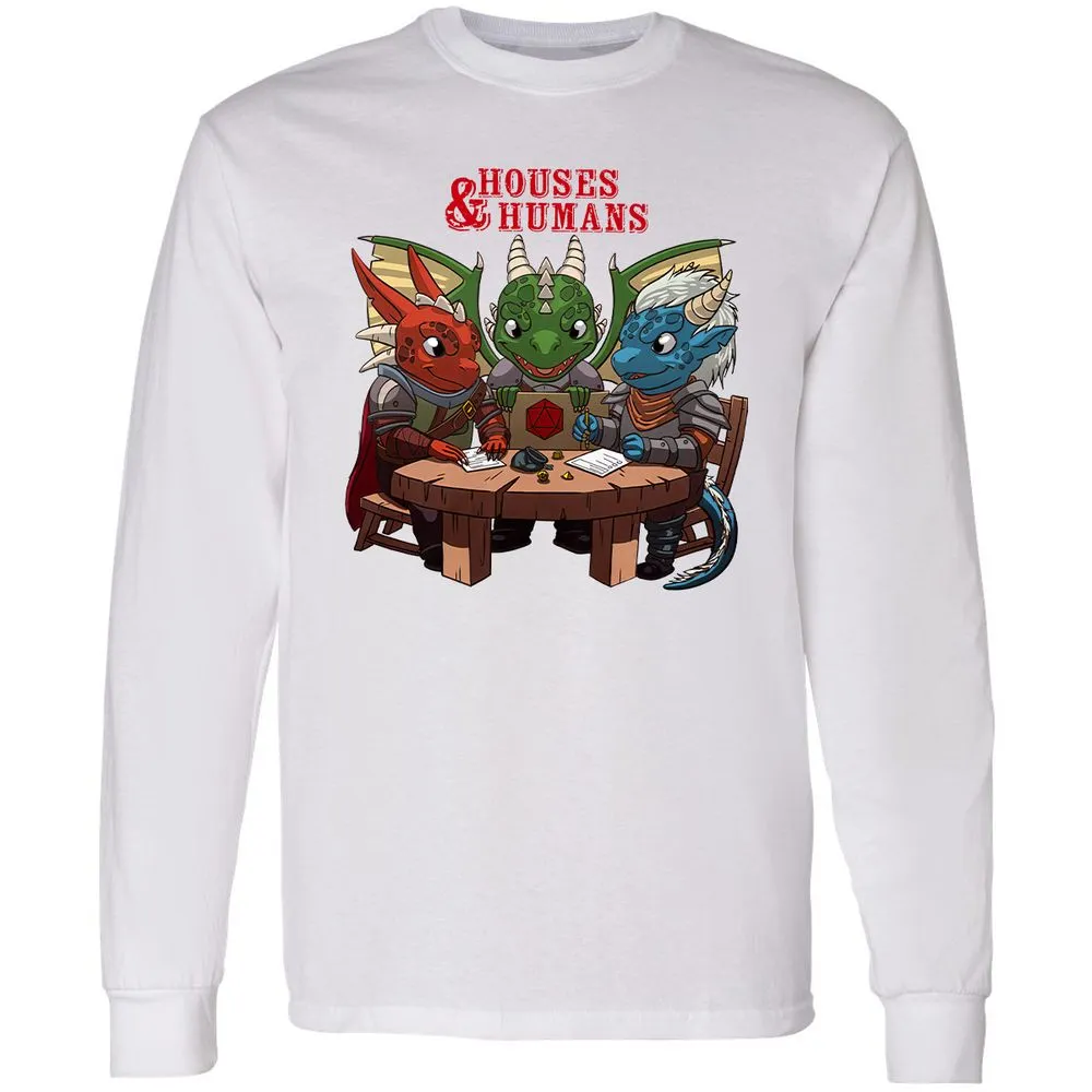 Houses & Humans Long Sleeve T-Shirt - White - 5