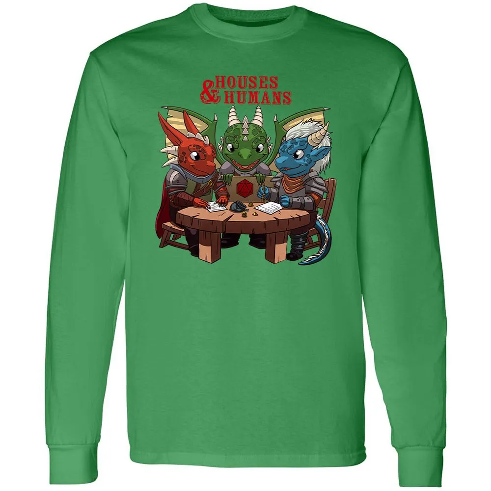 Houses & Humans Long Sleeve T-Shirt - Irish Green - 10