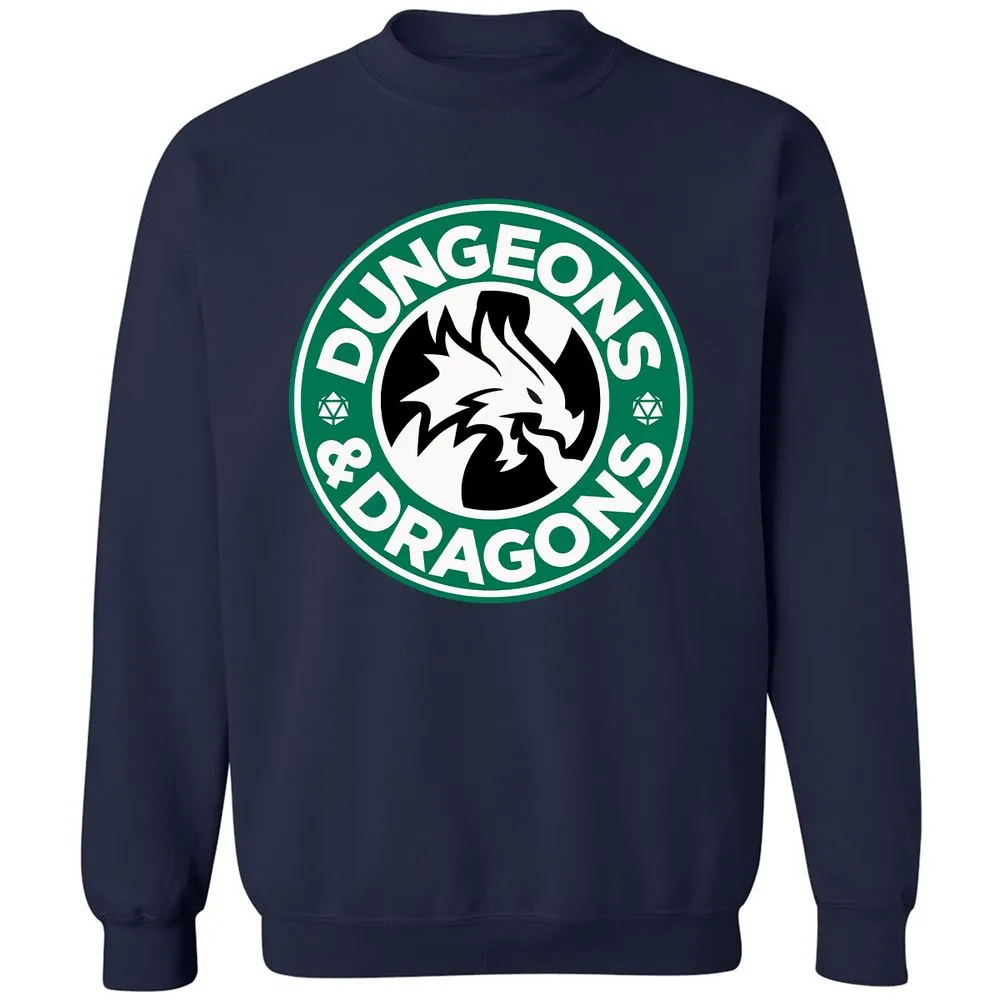 D&D Coffee Classic Unisex Sweatshirt - Navy - 2