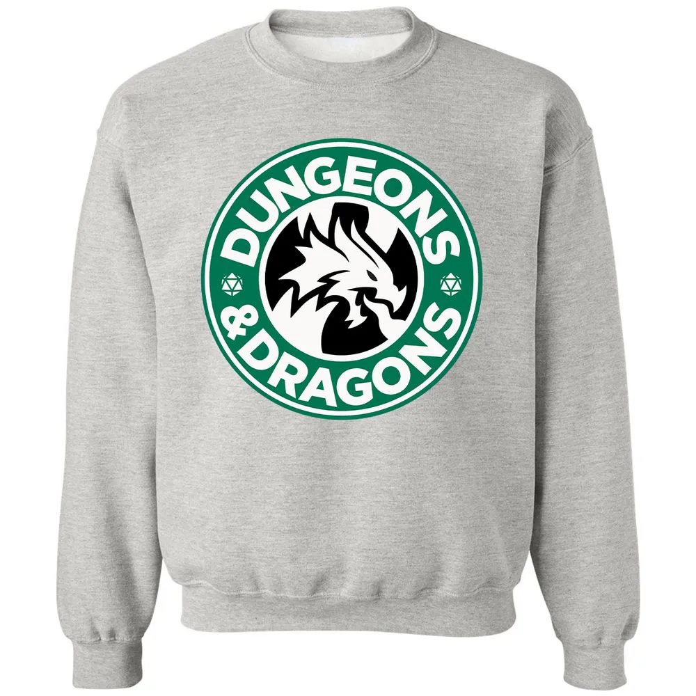 D&D Coffee Classic Unisex Sweatshirt - Ash - 8