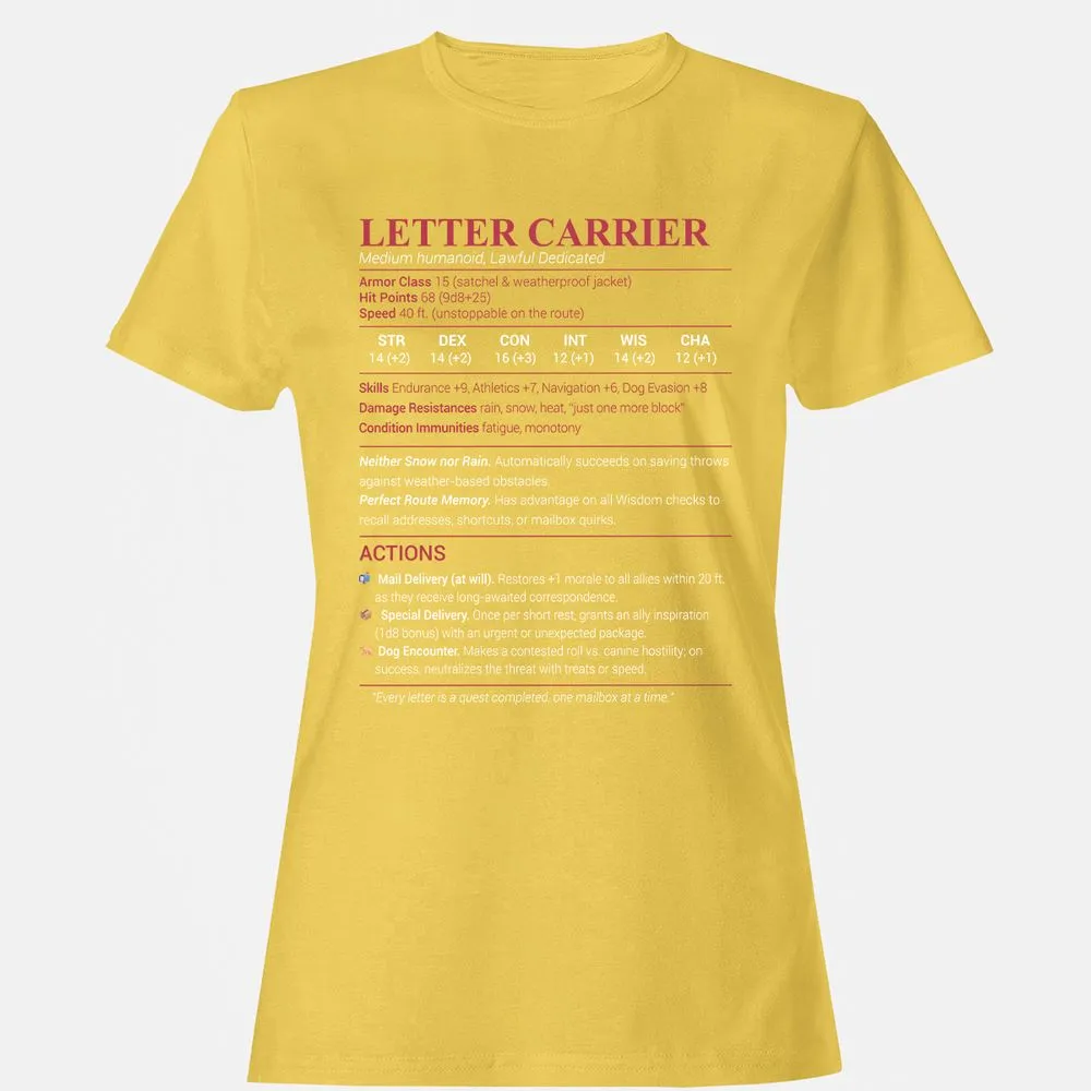 Letter Carrier Women's T-Shirt - Daisy - 4