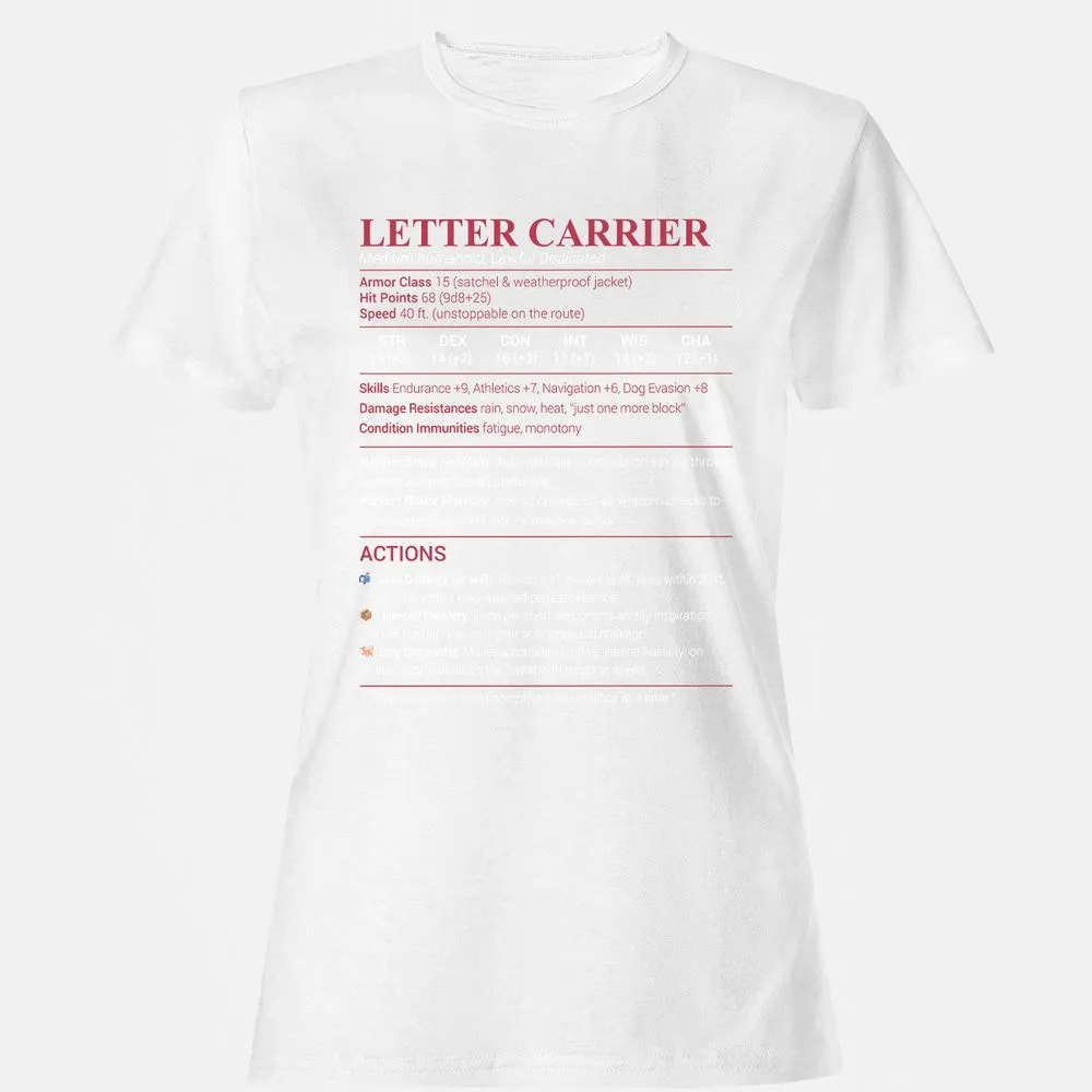 Letter Carrier Women's T-Shirt - White - 16