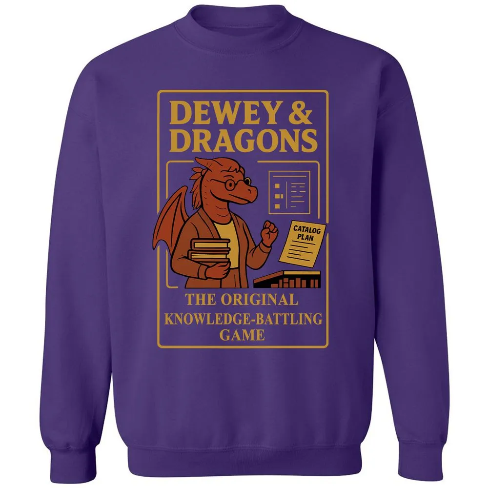 Dewey & Dragons Classic Unisex Sweatshirt - Purple - 6