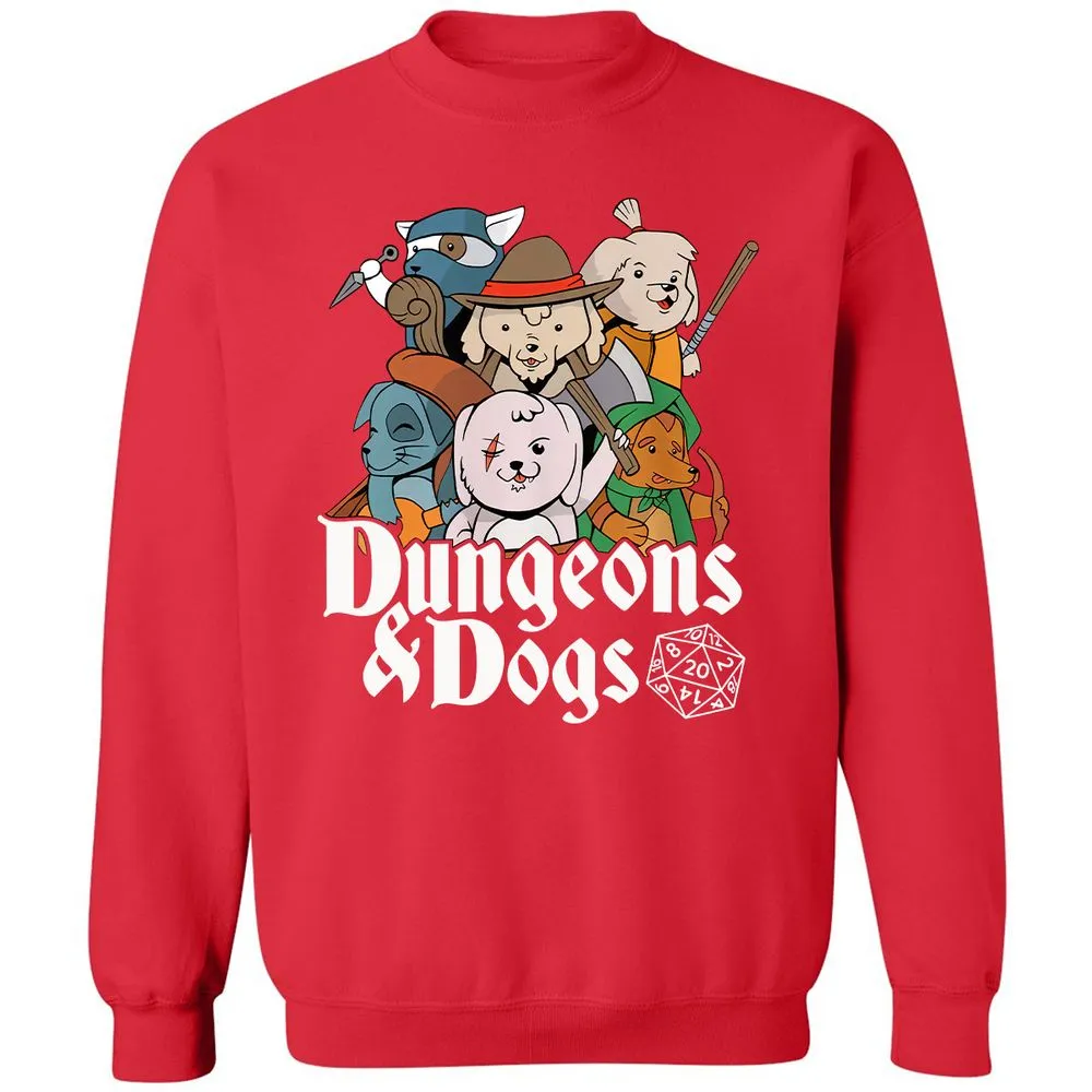 Dungeons & Dogs Classic Unisex Sweatshirt - Red - 5