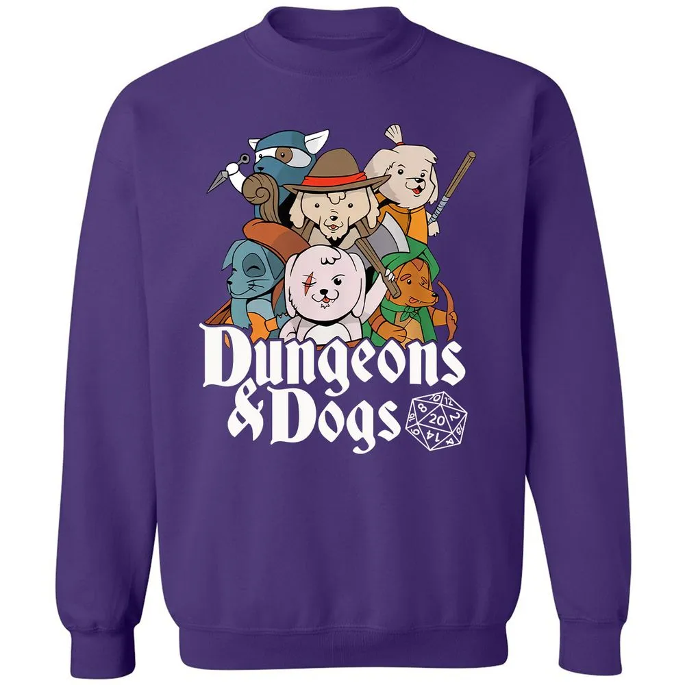 Dungeons & Dogs Classic Unisex Sweatshirt - Purple - 6