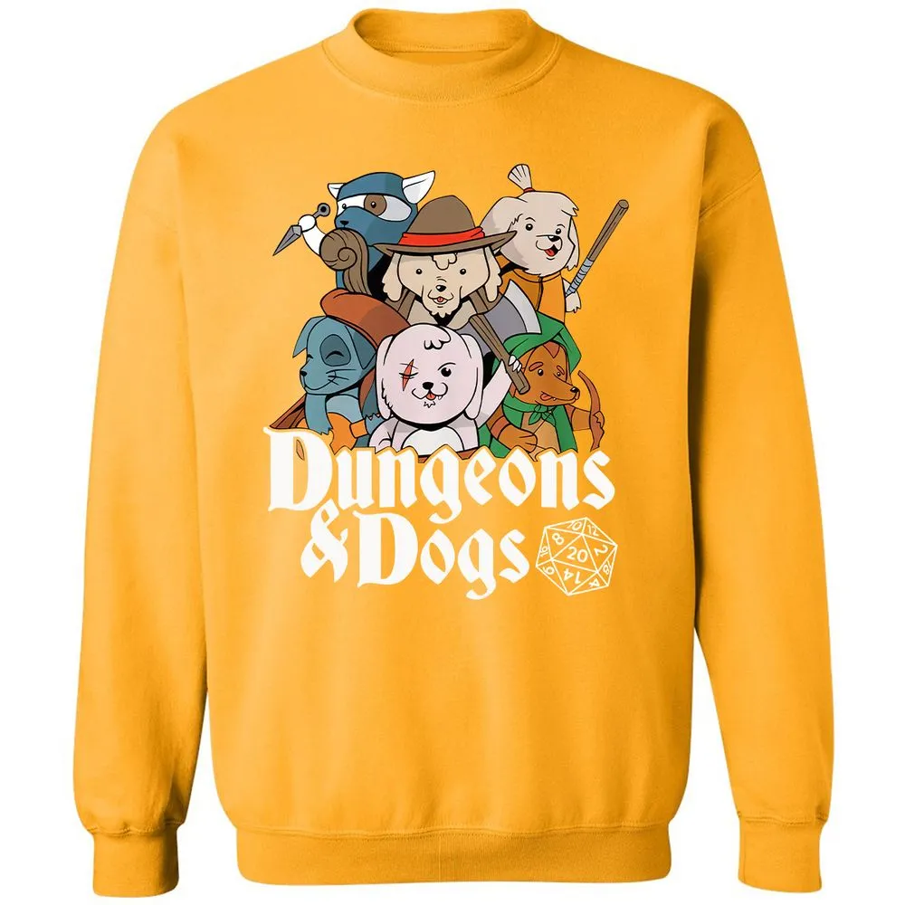 Dungeons & Dogs Classic Unisex Sweatshirt - Gold - 11
