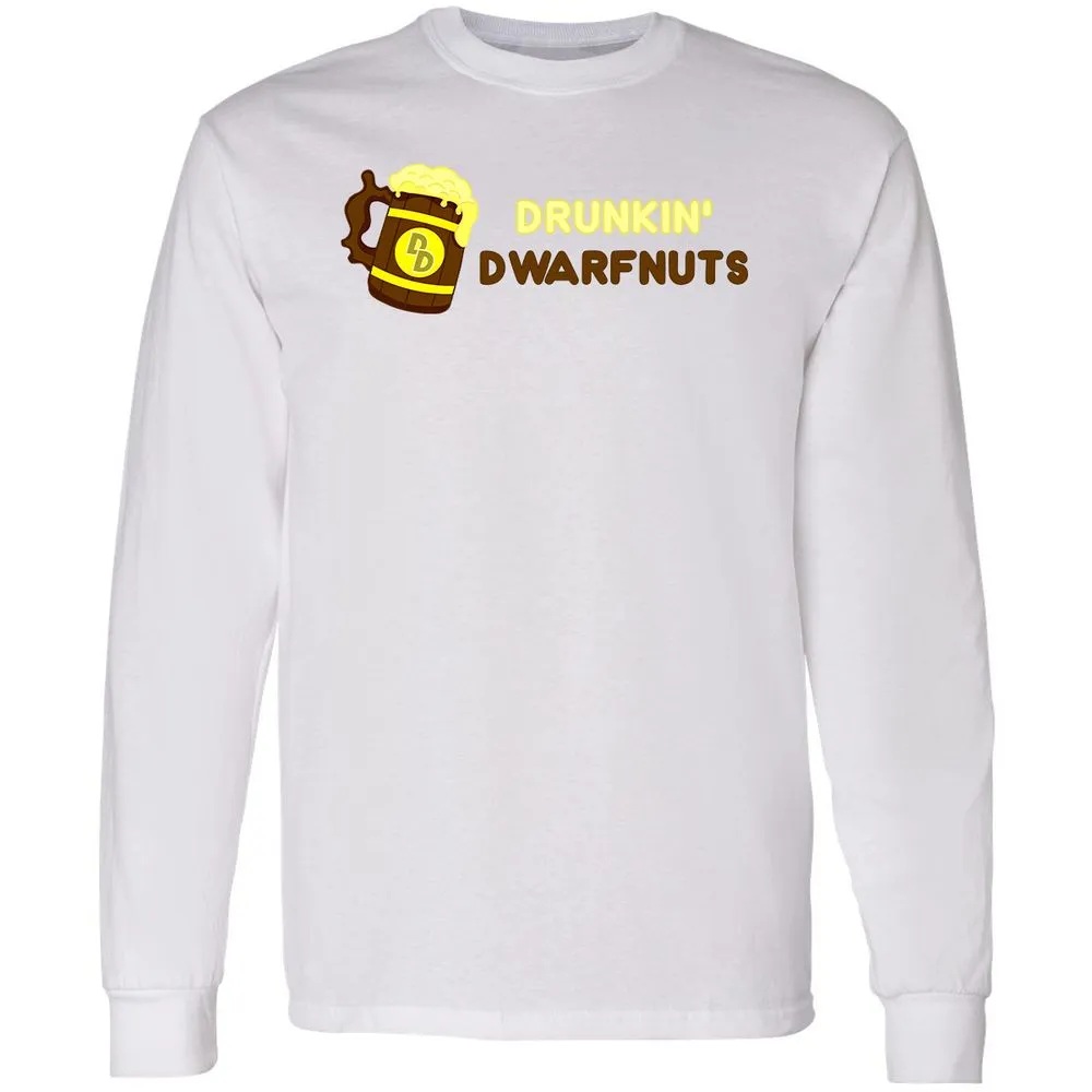 Drunkin' Dwartnuts Long Sleeve T-Shirt - White - 5