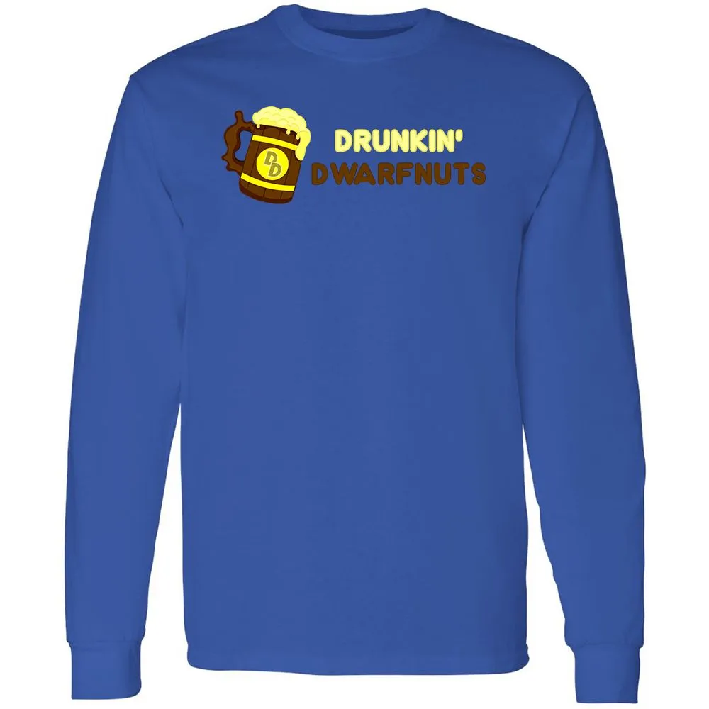 Drunkin' Dwartnuts Long Sleeve T-Shirt - Royal - 8