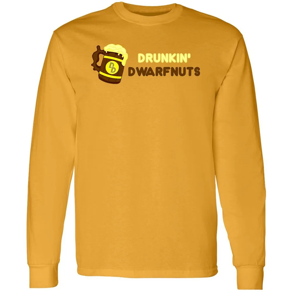 Drunkin' Dwartnuts Long Sleeve T-Shirt - Gold - 9