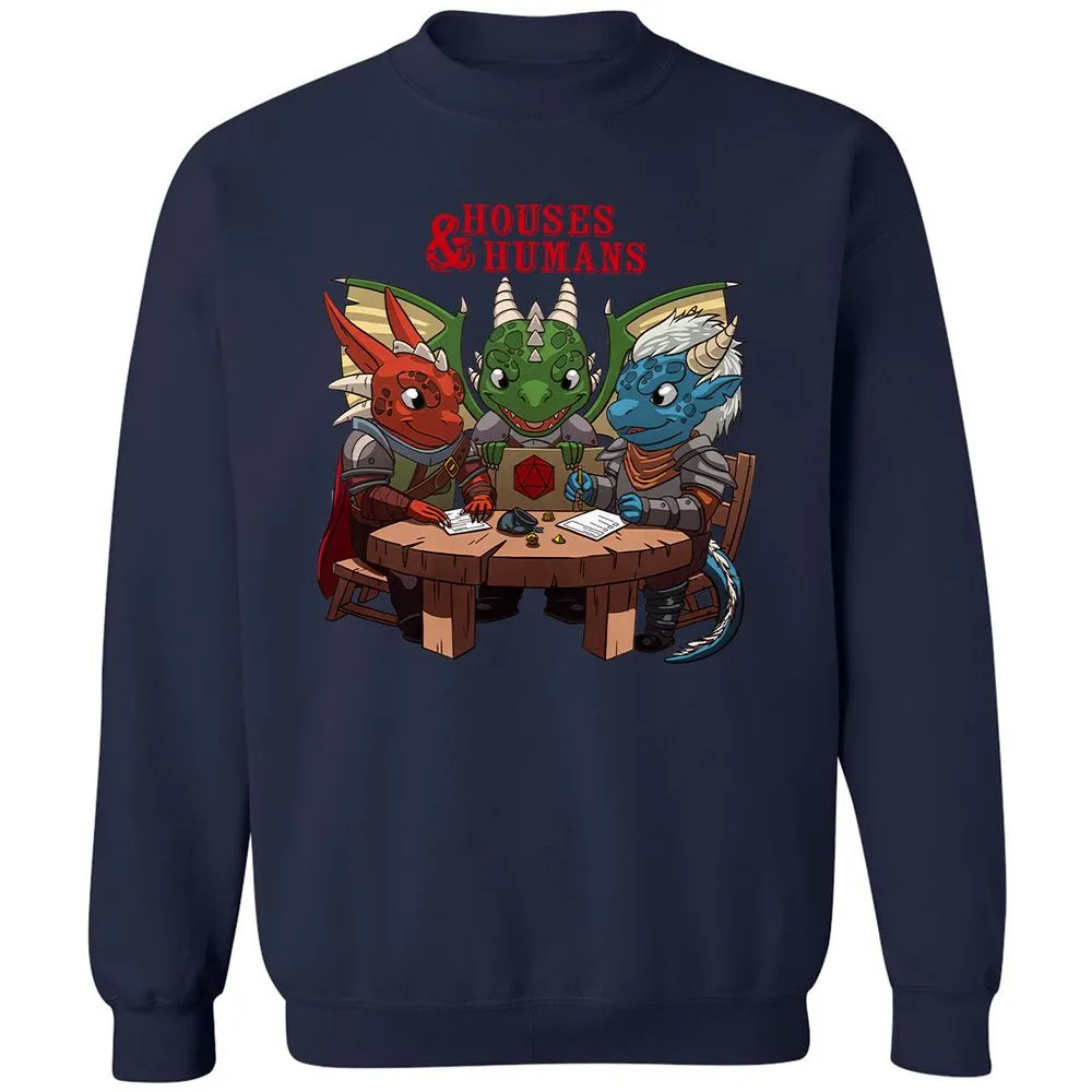 Houses & Humans Classic Unisex Sweatshirt - Navy - 2