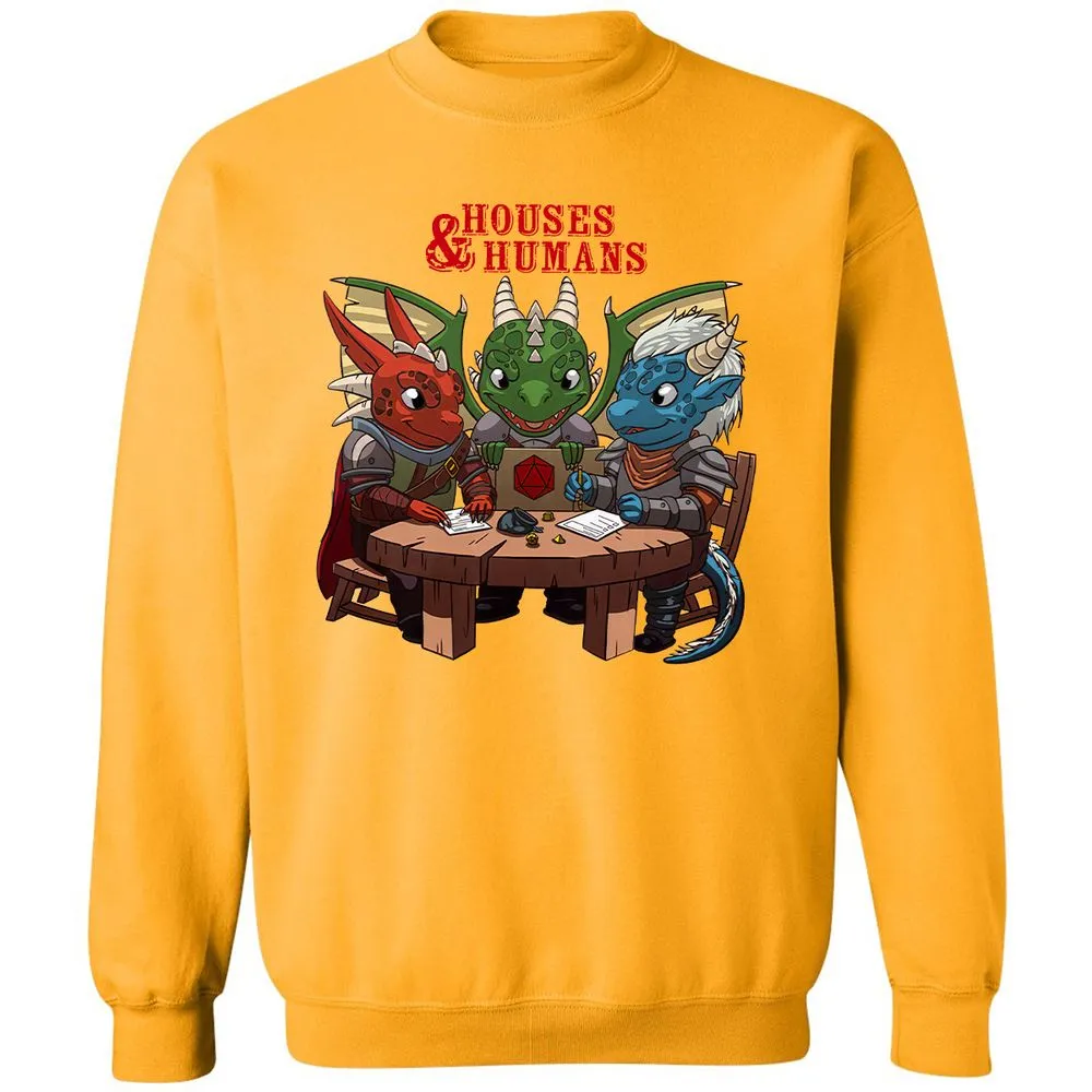Houses & Humans Classic Unisex Sweatshirt - Gold - 11