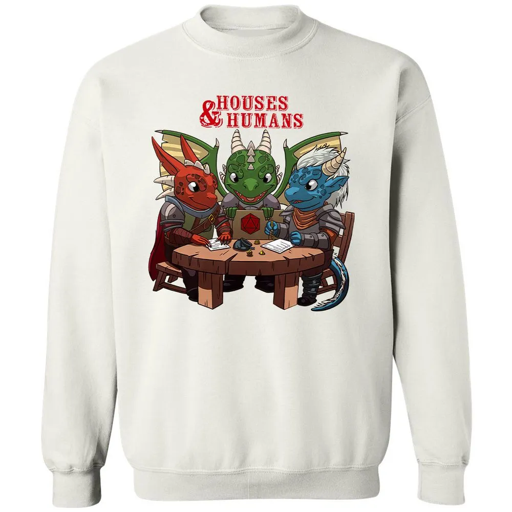 Houses & Humans Classic Unisex Sweatshirt - White - 12