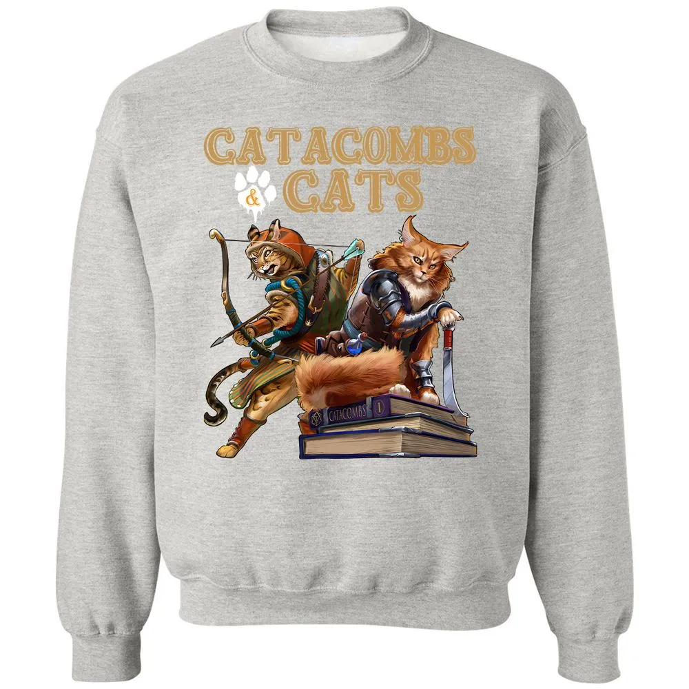 Catacombs & Cats Classic Unisex Sweatshirt - Ash - 8