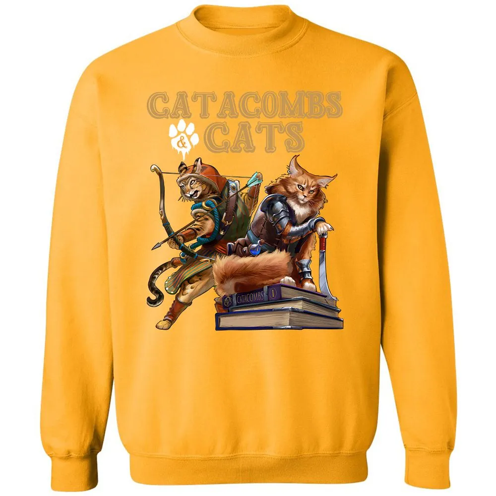 Catacombs & Cats Classic Unisex Sweatshirt - Gold - 11