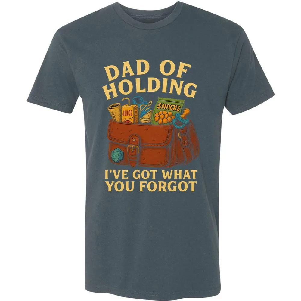 Dad Of Holding Premium Unisex T-Shirt - Indigo - 15