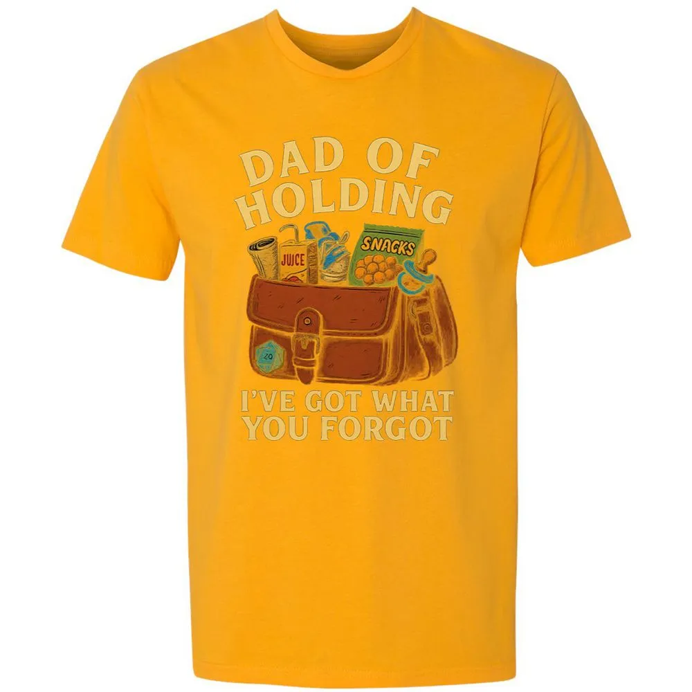 Dad Of Holding Premium Unisex T-Shirt - Gold - 12
