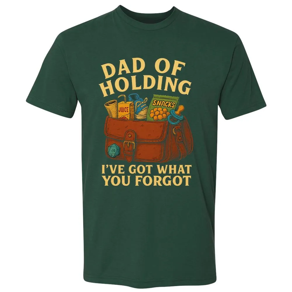 Dad Of Holding Premium Unisex T-Shirt - Forest Green - 13