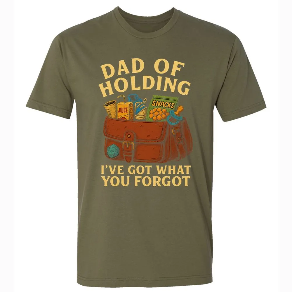 Dad Of Holding Premium Unisex T-Shirt - Military Green - 5