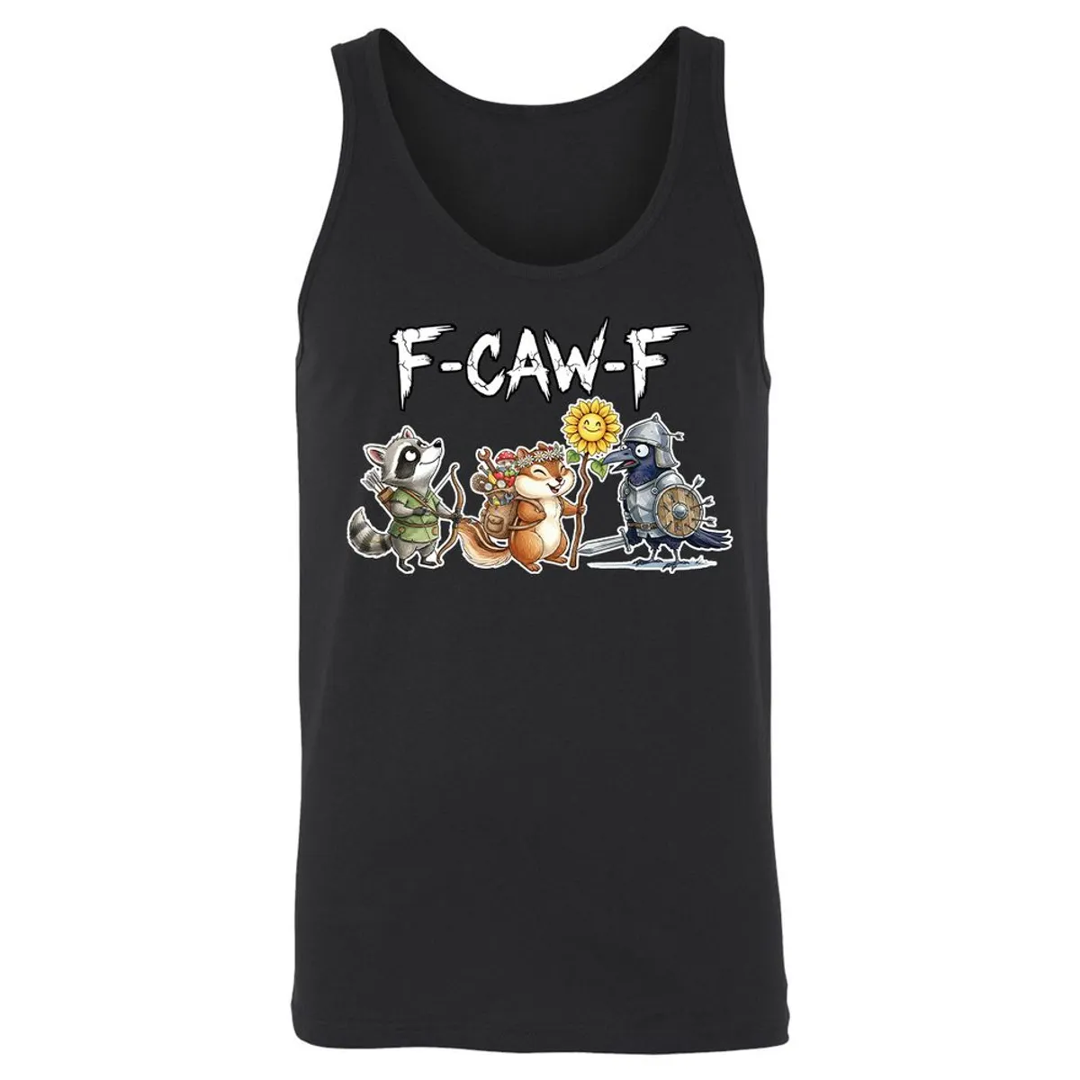 Tank Caws F-CAW-F Adventuring party Unisex Jersey Tank