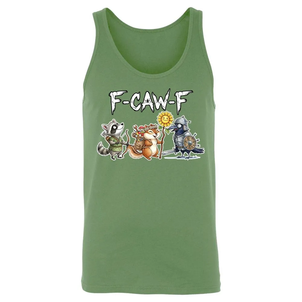 F-CAW-F Adventuring party Unisex Jersey Tank - Leaf - 10