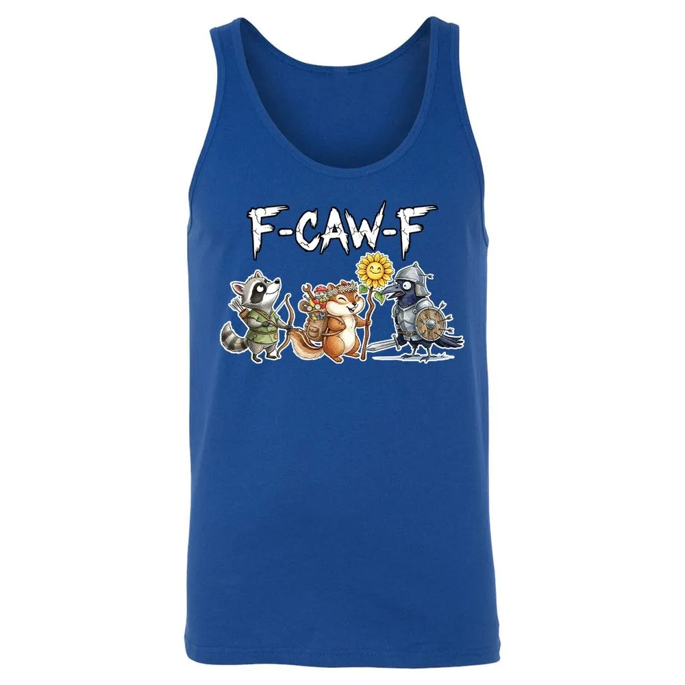 F-CAW-F Adventuring party Unisex Jersey Tank - True Royal - 13