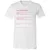 Backpacker Stats Unisex V-Neck T-Shirt - White - 5