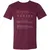 Backpacker Stats Unisex V-Neck T-Shirt - Maroon - 6