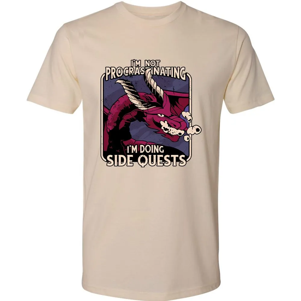 Doing Side Quests Premium Unisex T-Shirt - Cream - 14