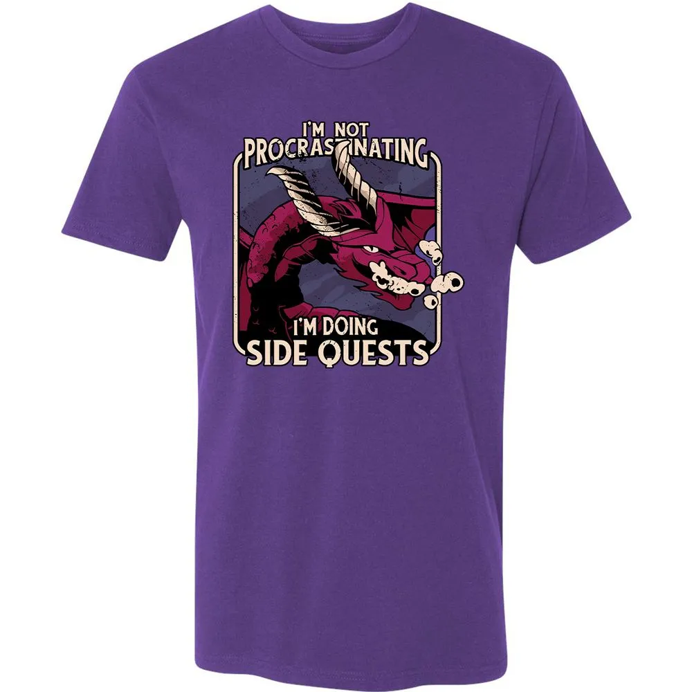 Doing Side Quests Premium Unisex T-Shirt - Purple Rush - 7