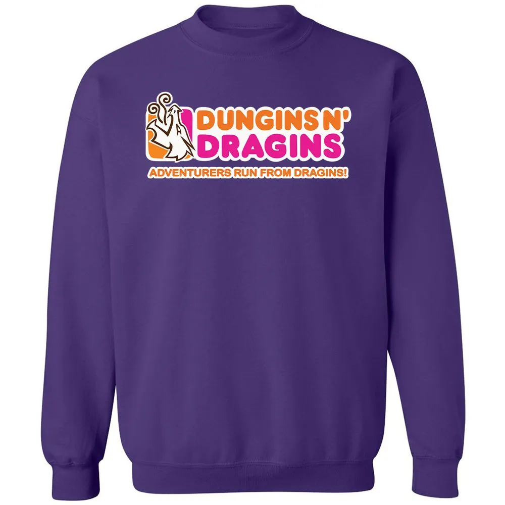 Dungins & Dragins Classic Unisex Sweatshirt - Purple - 6
