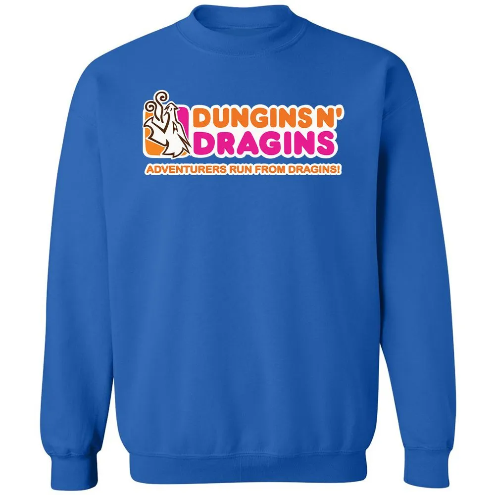 Dungins & Dragins Classic Unisex Sweatshirt - Royal - 9