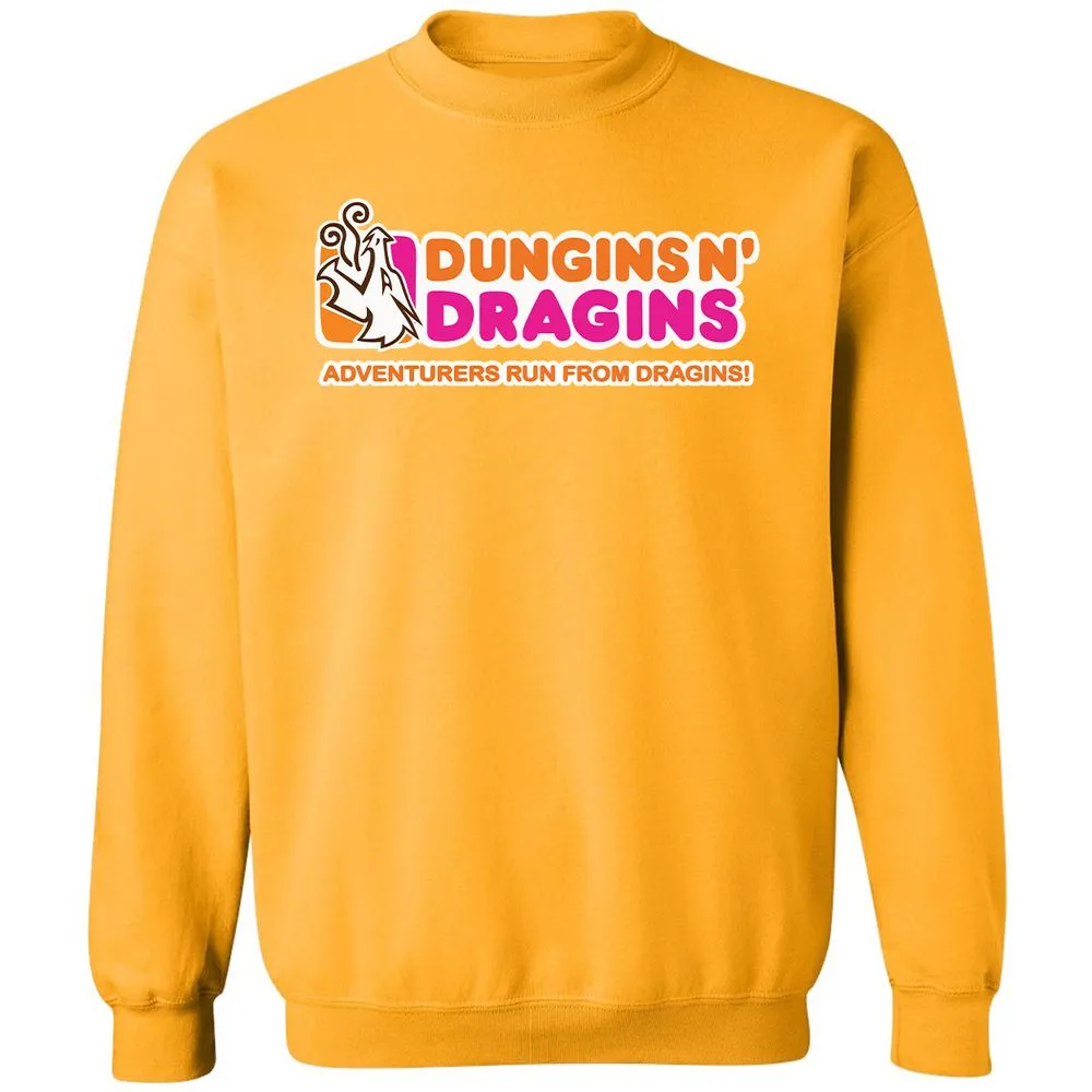 Dungins & Dragins Classic Unisex Sweatshirt - Gold - 11