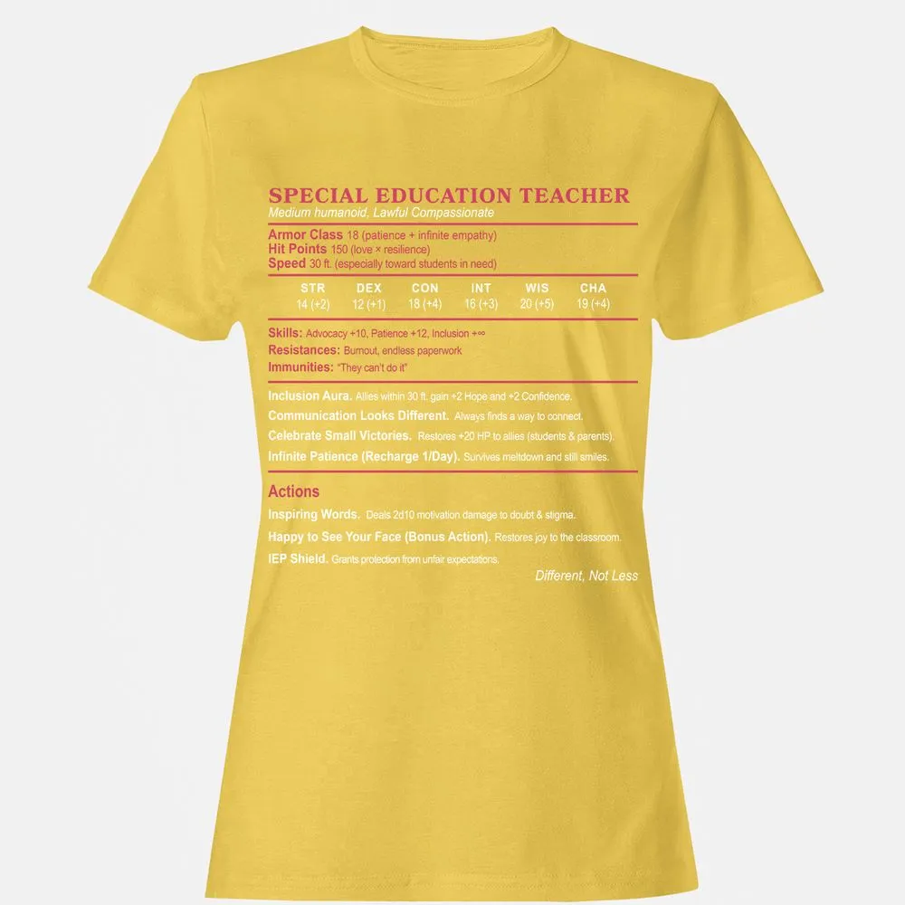 Special Education Teacher Women's T-Shirt - Daisy - 4