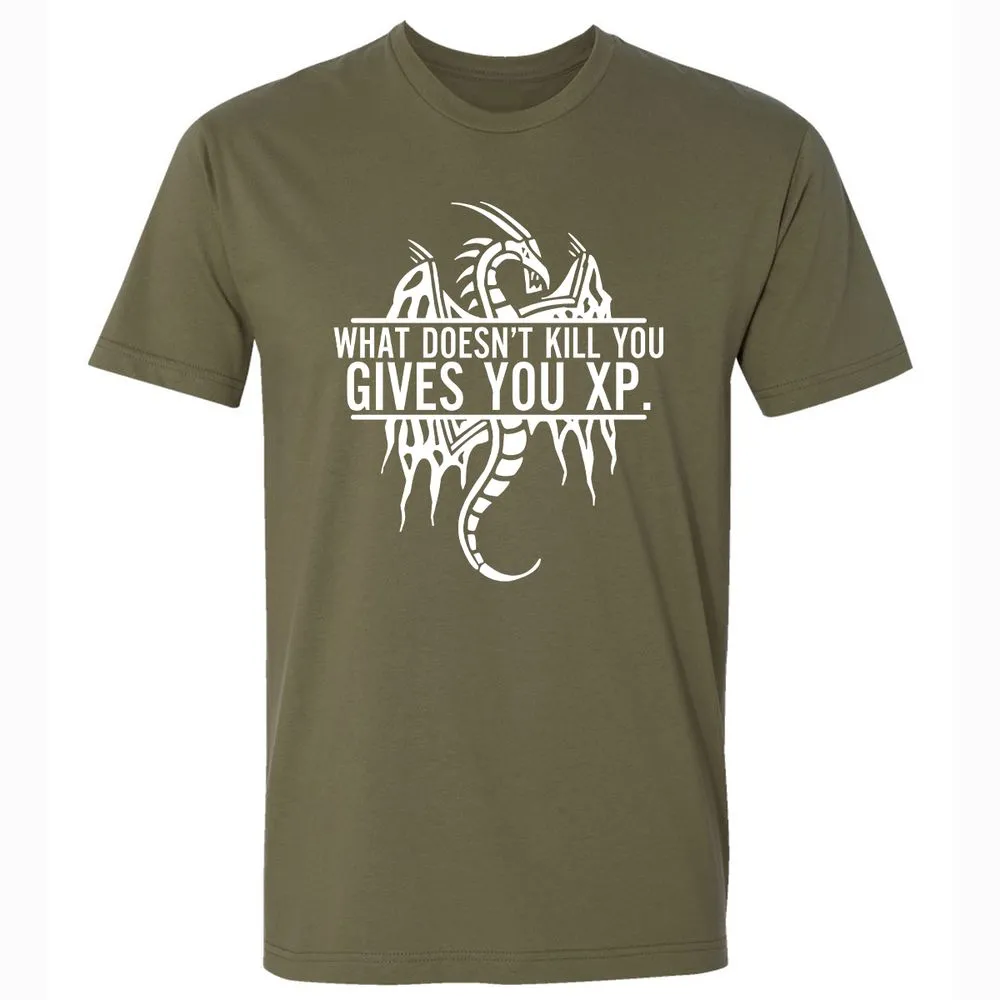 What Doesn't Kill You Premium Unisex T-Shirt - Military Green - 5