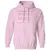 White Hat Stats Classic Unisex Hoodie - Light Pink - 3