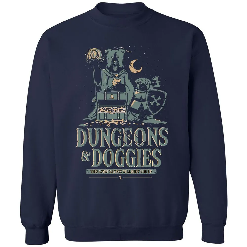 Dungeons & Doggies Classic Unisex Sweatshirt - Navy - 2