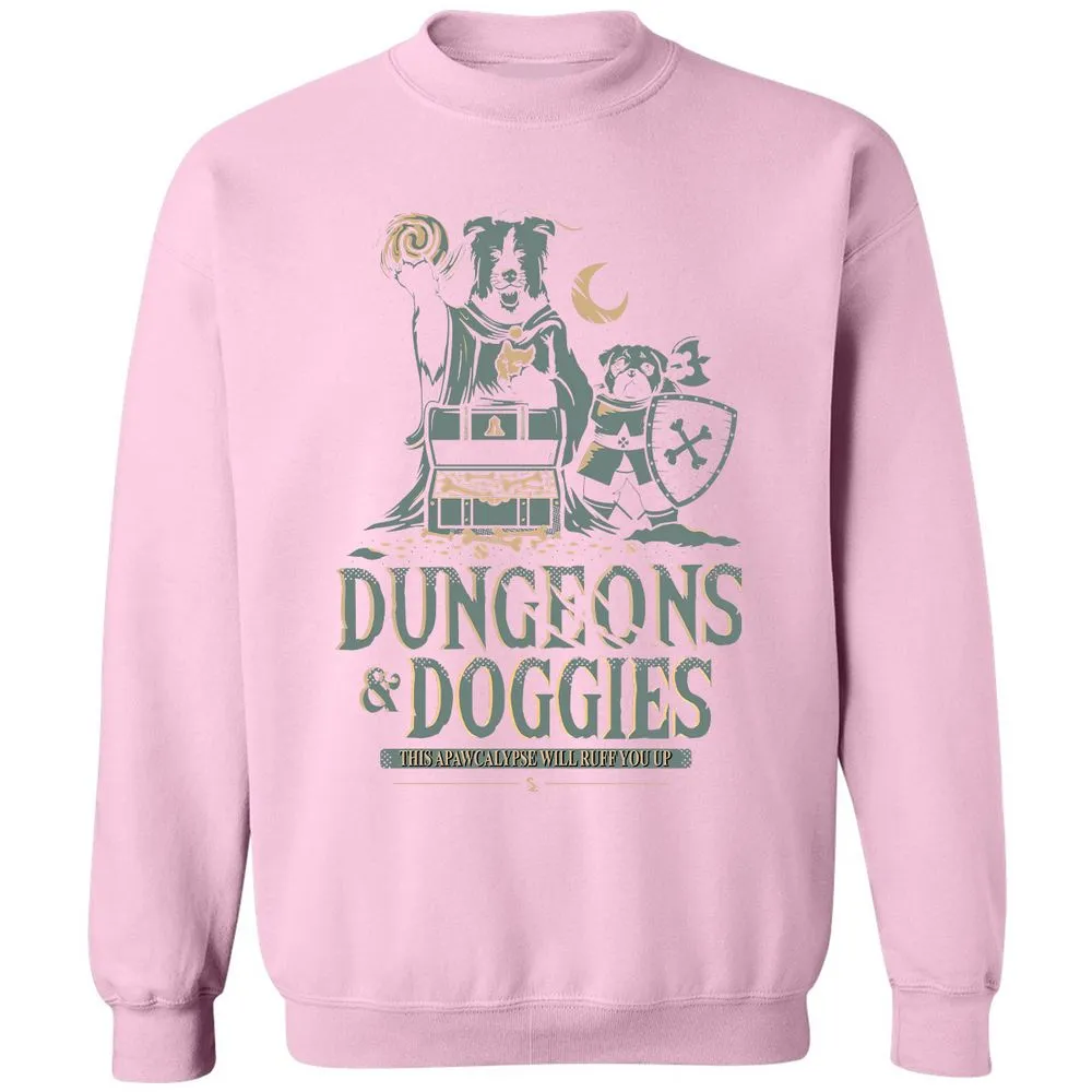 Dungeons & Doggies Classic Unisex Sweatshirt - Light Pink - 3
