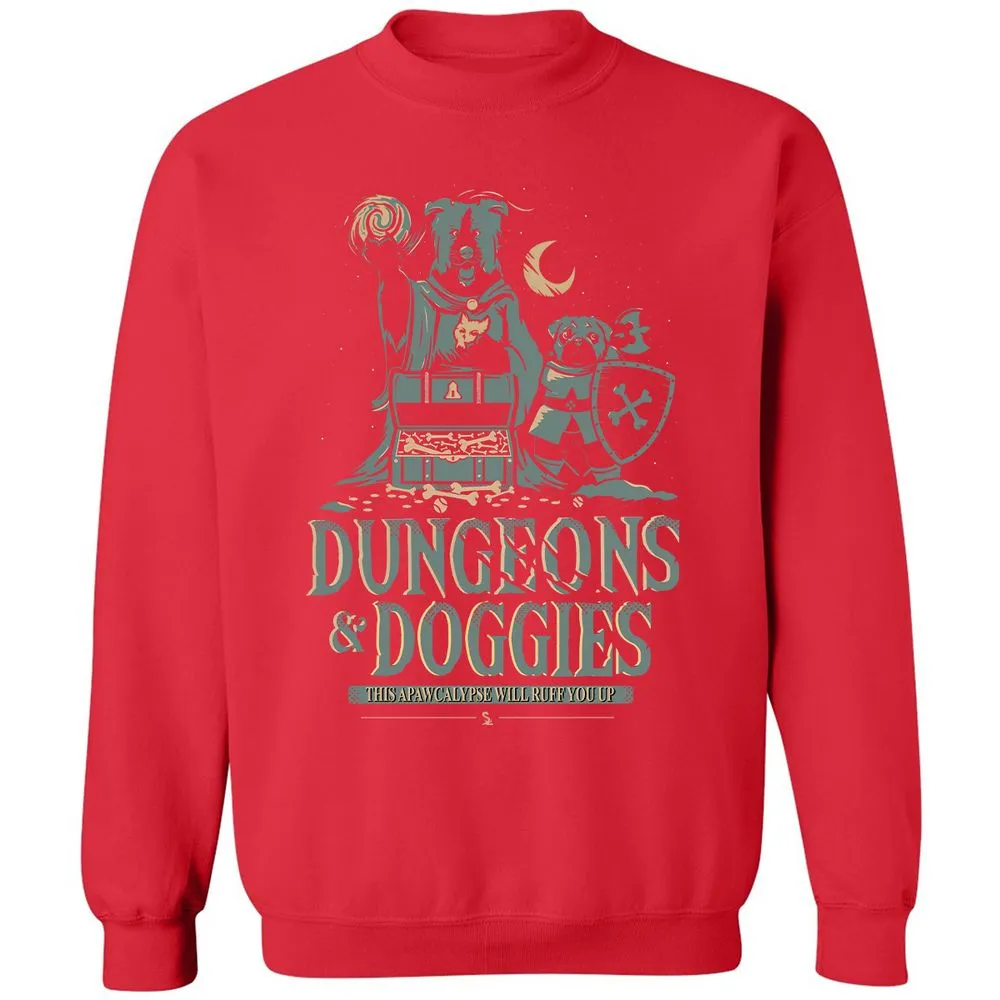 Dungeons & Doggies Classic Unisex Sweatshirt - Red - 5