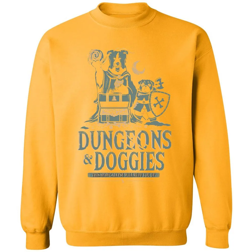 Dungeons & Doggies Classic Unisex Sweatshirt - Gold - 11