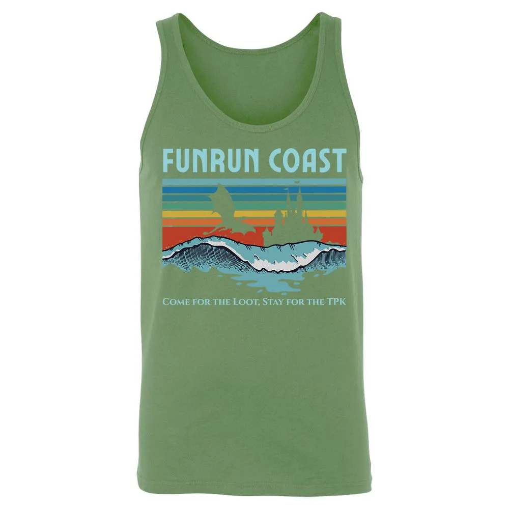 FUNRUN COAST Unisex Jersey Tank - Leaf - 10